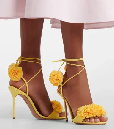 Aquazzura Cherry Kiss appliqué sandals | Thumbnail 5 Aquazzura Cherry Kiss appliqué sandals | Thumbnail 5