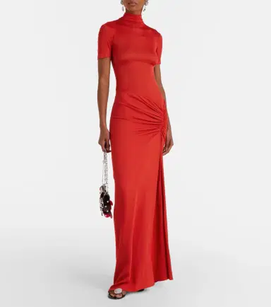 Christopher Esber Fusion ruched gown | Thumbnail 4 Christopher Esber Fusion ruched gown | Thumbnail 4