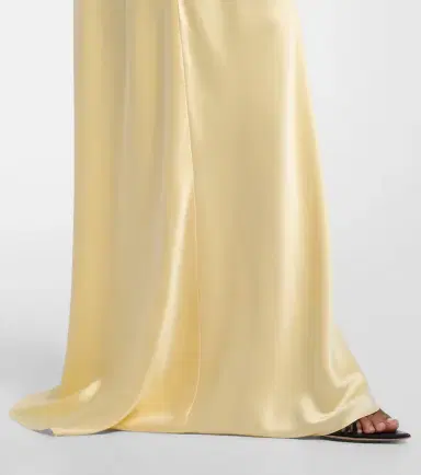 The Sei Bardot draped silk charmeuse gown | Thumbnail 5 The Sei Bardot draped silk charmeuse gown | Thumbnail 5