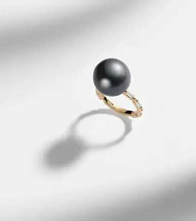 Suzanne Kalan 18kt gold ring with pearl and diamonds | Thumbnail 3 Suzanne Kalan 18kt gold ring with pearl and diamonds | Thumbnail 3