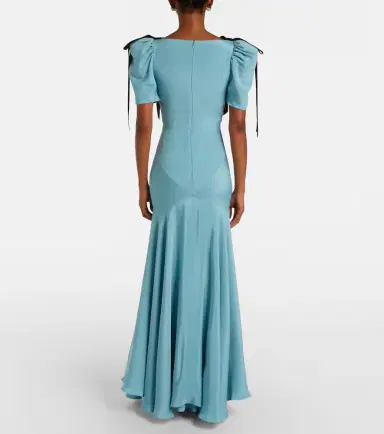 Rodarte Bow-detail silk satin maxi dress | Thumbnail 4 Rodarte Bow-detail silk satin maxi dress | Thumbnail 4