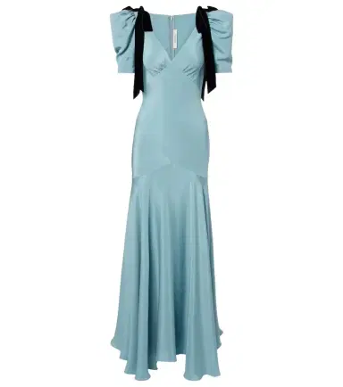 Rodarte Bow-detail silk satin maxi dress | Thumbnail 1 Rodarte Bow-detail silk satin maxi dress | Thumbnail 1