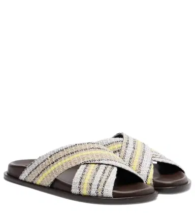 Missoni Viola striped lamé sandals | Thumbnail 1 Missoni Viola striped lamé sandals | Thumbnail 1