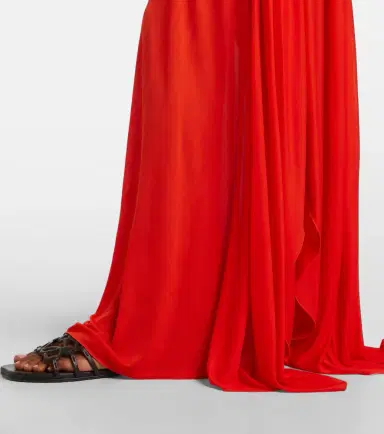 Loewe Paula's Ibiza crêpe jersey maxi dress | Thumbnail 2 Loewe Paula's Ibiza crêpe jersey maxi dress | Thumbnail 2