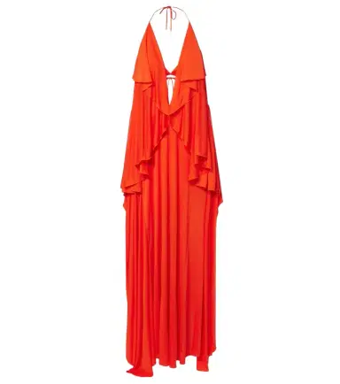 Loewe Paula's Ibiza crêpe jersey maxi dress | Thumbnail 1 Loewe Paula's Ibiza crêpe jersey maxi dress | Thumbnail 1
