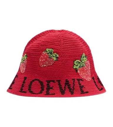 Loewe Paula's Ibiza crochet cotton bucket hat | Thumbnail 1 Loewe Paula's Ibiza crochet cotton bucket hat | Thumbnail 1