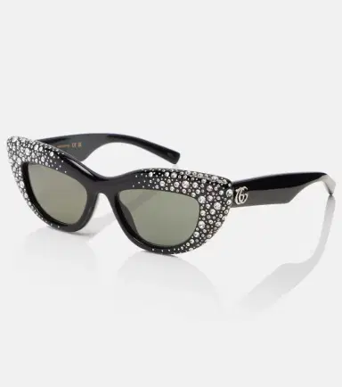 Gucci Double G embellished cat-eye sunglasses | Thumbnail 2 Gucci Double G embellished cat-eye sunglasses | Thumbnail 2