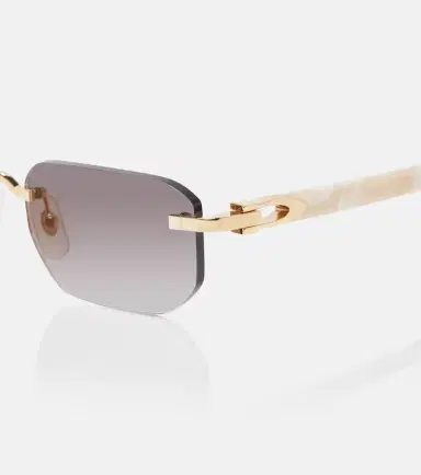 Cartier Eyewear Collection Décor C de Cartier rectangular sunglasses | Thumbnail 2 Cartier Eyewear Collection Décor C de Cartier rectangular sunglasses | Thumbnail 2