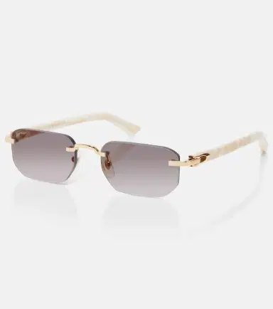 Cartier Eyewear Collection Décor C de Cartier rectangular sunglasses | Thumbnail 3 Cartier Eyewear Collection Décor C de Cartier rectangular sunglasses | Thumbnail 3