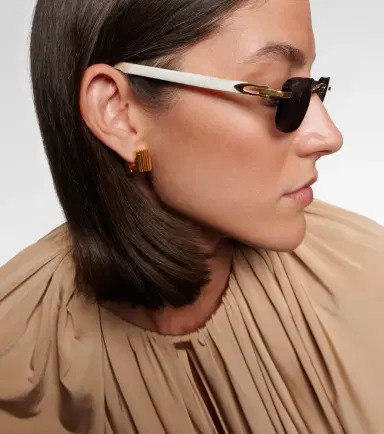 Cartier Eyewear Collection Décor C de Cartier rectangular sunglasses | Thumbnail 4 Cartier Eyewear Collection Décor C de Cartier rectangular sunglasses | Thumbnail 4