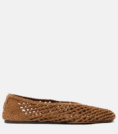 Le Monde Béryl Le Monde Béryl Regency woven suede ballet flats | Thumbnail 3 Le Monde Béryl Le Monde Béryl Regency woven suede ballet flats | Thumbnail 3