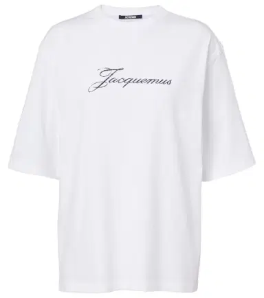 Jacquemus Logo cotton-blend jersey T-shirt | Thumbnail 1 Jacquemus Logo cotton-blend jersey T-shirt | Thumbnail 1
