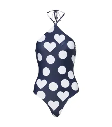 Jacquemus Bastide printed halterneck swimsuit | Thumbnail 1 Jacquemus Bastide printed halterneck swimsuit | Thumbnail 1