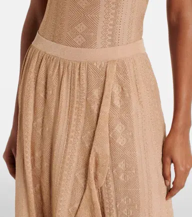 Zimmermann Aster pointelle lamé maxi skirt | Thumbnail 2 Zimmermann Aster pointelle lamé maxi skirt | Thumbnail 2