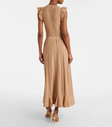 Zimmermann Aster pointelle lamé maxi skirt | Thumbnail 3 Zimmermann Aster pointelle lamé maxi skirt | Thumbnail 3