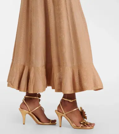 Zimmermann Aster pointelle lamé maxi skirt | Thumbnail 5 Zimmermann Aster pointelle lamé maxi skirt | Thumbnail 5