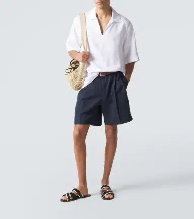 Orlebar Brown Vincent linen shirt | Thumbnail 2 Orlebar Brown Vincent linen shirt | Thumbnail 2