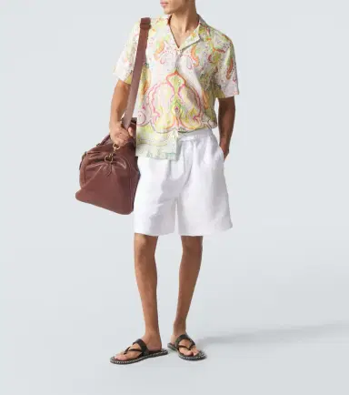 Orlebar Brown Maitan printed linen bowling shirt | Thumbnail 2 Orlebar Brown Maitan printed linen bowling shirt | Thumbnail 2