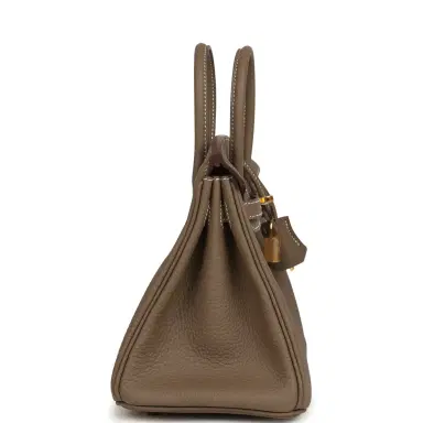 HERMÈS Hermes Birkin 25 Etoupe Togo Gold Hardware | Thumbnail 3 HERMÈS Hermes Birkin 25 Etoupe Togo Gold Hardware | Thumbnail 3