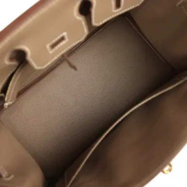 HERMÈS Hermes Birkin 25 Etoupe Togo Gold Hardware | Thumbnail 8 HERMÈS Hermes Birkin 25 Etoupe Togo Gold Hardware | Thumbnail 8