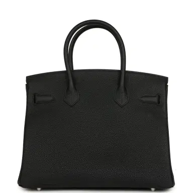 HERMÈS Hermes Birkin 30 Black Togo Palladium Hardware | Thumbnail 4 HERMÈS Hermes Birkin 30 Black Togo Palladium Hardware | Thumbnail 4