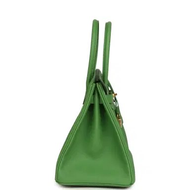 HERMÈS Hermes Birkin 30 Vert Yucca Epsom Gold Hardware | Thumbnail 3 HERMÈS Hermes Birkin 30 Vert Yucca Epsom Gold Hardware | Thumbnail 3