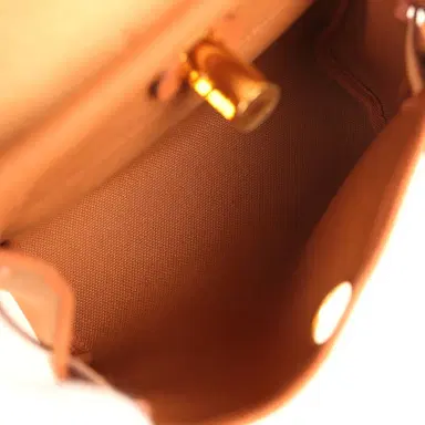 HERMÈS Hermes Herbag Zip 20 Mini Fauve Toile H Canvas and Vache Hunter Gold Hardware | Thumbnail 11 HERMÈS Hermes Herbag Zip 20 Mini Fauve Toile H Canvas and Vache Hunter Gold Hardware | Thumbnail 11