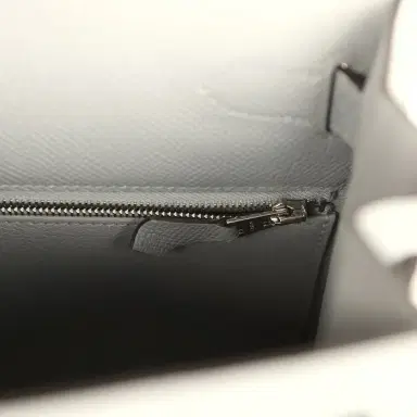 HERMÈS Hermes Kelly Sellier 28 Gris Pantin Epsom Palladium Hardware | Thumbnail 9 HERMÈS Hermes Kelly Sellier 28 Gris Pantin Epsom Palladium Hardware | Thumbnail 9