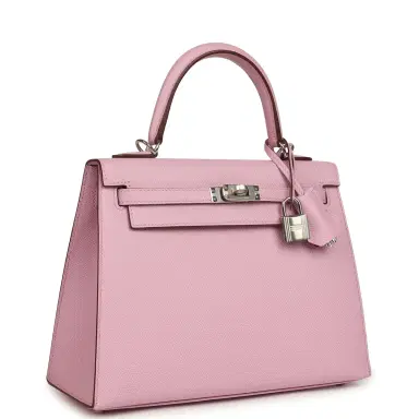 HERMÈS Hermes Special Order (HSS) Kelly Sellier 25 Mauve Sylvestre Verso Epsom Palladium Hardware | Thumbnail 2 HERMÈS Hermes Special Order (HSS) Kelly Sellier 25 Mauve Sylvestre Verso Epsom Palladium Hardware | Thumbnail 2