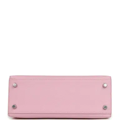 HERMÈS Hermes Special Order (HSS) Kelly Sellier 25 Mauve Sylvestre Verso Epsom Palladium Hardware | Thumbnail 6 HERMÈS Hermes Special Order (HSS) Kelly Sellier 25 Mauve Sylvestre Verso Epsom Palladium Hardware | Thumbnail 6