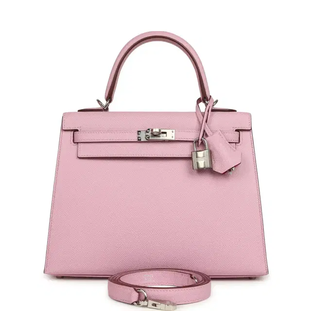 Hermes Special Order (HSS) Kelly Sellier 25 Mauve Sylvestre Verso Epsom Palladium Hardware Hermes Special Order (HSS) Kelly Sellier 25 Mauve Sylvestre Verso Epsom Palladium Hardware