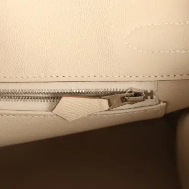 HERMÈS Pre-owned Hermes Birkin 30 Craie Epsom Palladium Hardware | Thumbnail 9 HERMÈS Pre-owned Hermes Birkin 30 Craie Epsom Palladium Hardware | Thumbnail 9