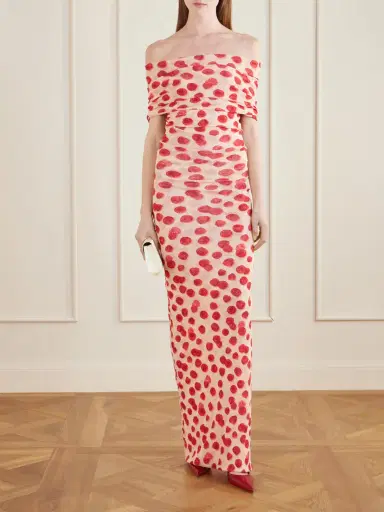Stella McCartney Printed Chiffon Midi Dress | Thumbnail 2 Stella McCartney Printed Chiffon Midi Dress | Thumbnail 2