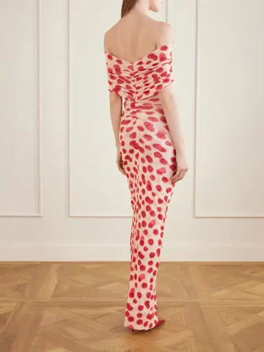 Stella McCartney Printed Chiffon Midi Dress | Thumbnail 3 Stella McCartney Printed Chiffon Midi Dress | Thumbnail 3