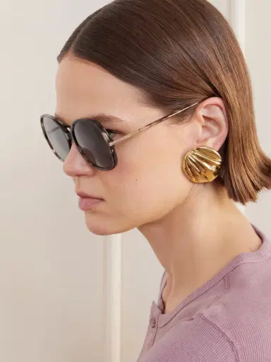 Chloé Rounded-frame Acetate Sunglasses | Thumbnail 5 Chloé Rounded-frame Acetate Sunglasses | Thumbnail 5