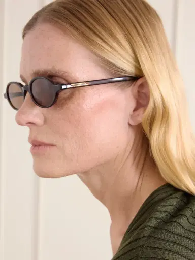 Bottega Veneta Eyewear Round-frame Acetate Sunglasses | Thumbnail 2 Bottega Veneta Eyewear Round-frame Acetate Sunglasses | Thumbnail 2