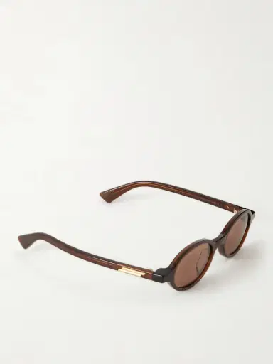 Bottega Veneta Eyewear Round-frame Acetate Sunglasses | Thumbnail 3 Bottega Veneta Eyewear Round-frame Acetate Sunglasses | Thumbnail 3