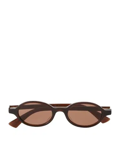Bottega Veneta Eyewear Round-frame Acetate Sunglasses | Thumbnail 1 Bottega Veneta Eyewear Round-frame Acetate Sunglasses | Thumbnail 1