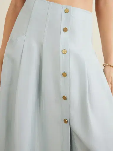 Le Kasha Amou Pleated Silk Maxi Skirt | Thumbnail 4 Le Kasha Amou Pleated Silk Maxi Skirt | Thumbnail 4