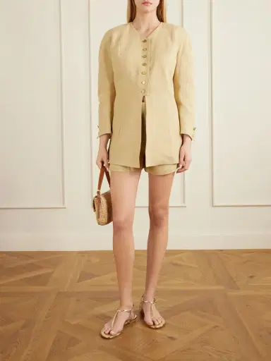 Le Kasha Ezbet Heavy Linen Shorts | Thumbnail 2 Le Kasha Ezbet Heavy Linen Shorts | Thumbnail 2