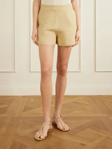 Le Kasha Ezbet Heavy Linen Shorts | Thumbnail 3 Le Kasha Ezbet Heavy Linen Shorts | Thumbnail 3
