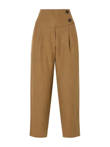 Le Kasha Dafash High-rise Pleated Linen Straight-leg Pants | Thumbnail 1 Le Kasha Dafash High-rise Pleated Linen Straight-leg Pants | Thumbnail 1
