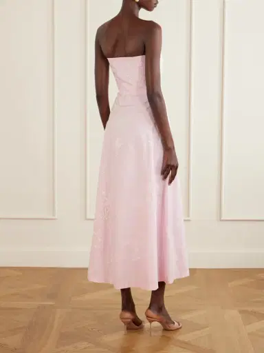 BERNADETTE Odette Cotton Embroidered Dress | Thumbnail 3 BERNADETTE Odette Cotton Embroidered Dress | Thumbnail 3