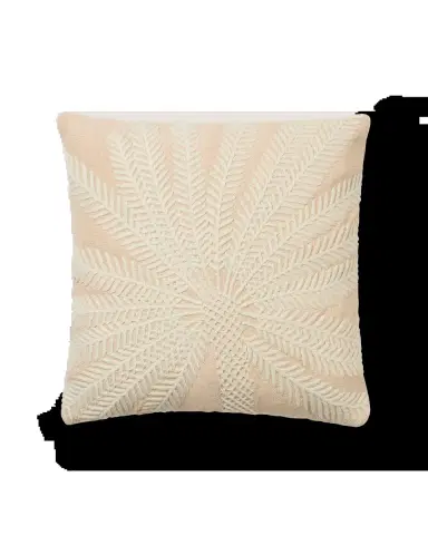 Emporio Sirenuse Palm Embroidered Cushion Cover | Thumbnail 1 Emporio Sirenuse Palm Embroidered Cushion Cover | Thumbnail 1