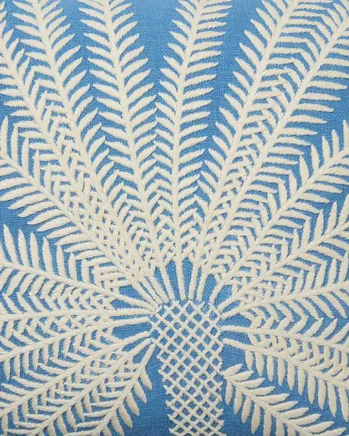 Emporio Sirenuse Palm Embroidered Cushion Cover | Thumbnail 2 Emporio Sirenuse Palm Embroidered Cushion Cover | Thumbnail 2