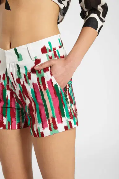 Emporio Sirenuse Pizzica Jester Red Shorts Jester Red Pizzica | Thumbnail 4 Emporio Sirenuse Pizzica Jester Red Shorts Jester Red Pizzica | Thumbnail 4