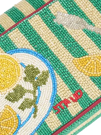 Staud Women's Tommy Summer Lobster-Beaded Shoulder Bag - Summer Lobster | Thumbnail 4 Staud Women's Tommy Summer Lobster-Beaded Shoulder Bag - Summer Lobster | Thumbnail 4