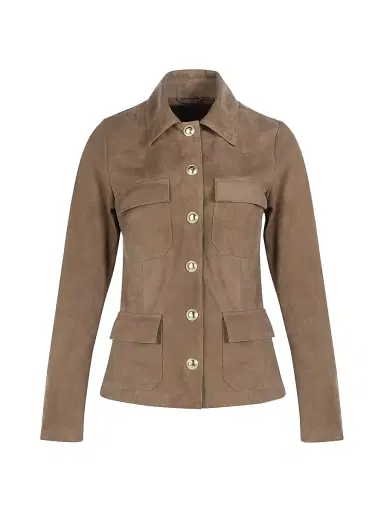 Gorski Women's Select Metis Suede Jacket - Camel - Size Large | Thumbnail 1 Gorski Women's Select Metis Suede Jacket - Camel - Size Large | Thumbnail 1