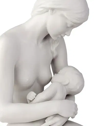 Lladro A Nurturing Bond Mother Porcelain Figure - White | Thumbnail 4 Lladro A Nurturing Bond Mother Porcelain Figure - White | Thumbnail 4