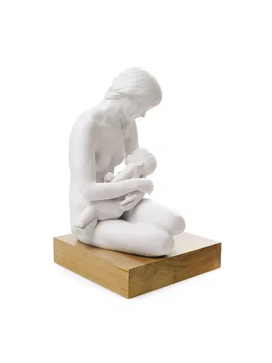 Lladro A Nurturing Bond Mother Porcelain Figure - White | Thumbnail 1 Lladro A Nurturing Bond Mother Porcelain Figure - White | Thumbnail 1